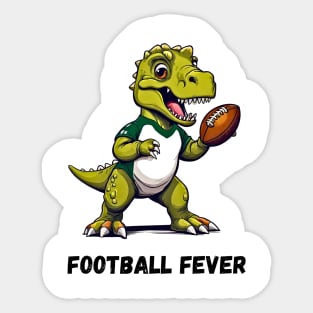 Football Fever Dino Sticker